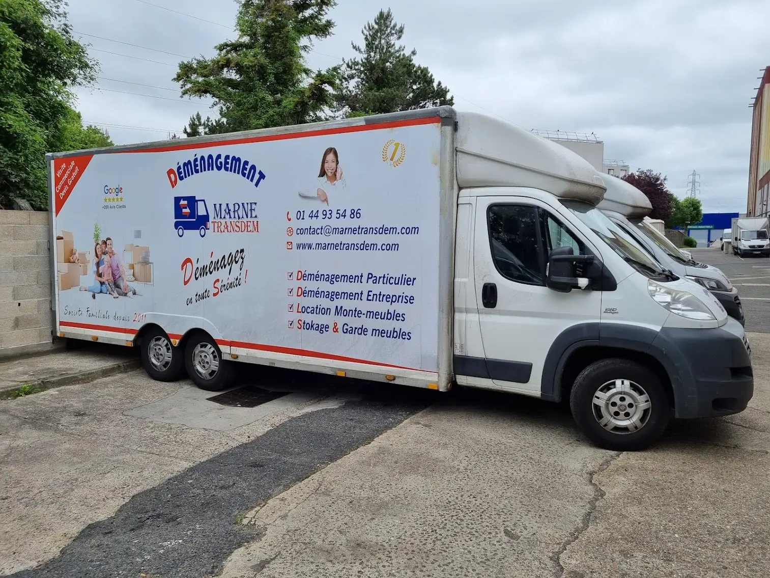 Camion de déménagement Marne Transdem